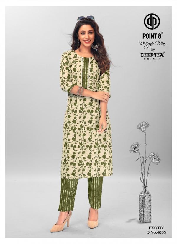 deeptex exotic vol 4 Casual Wear Kurti With Pant Collection